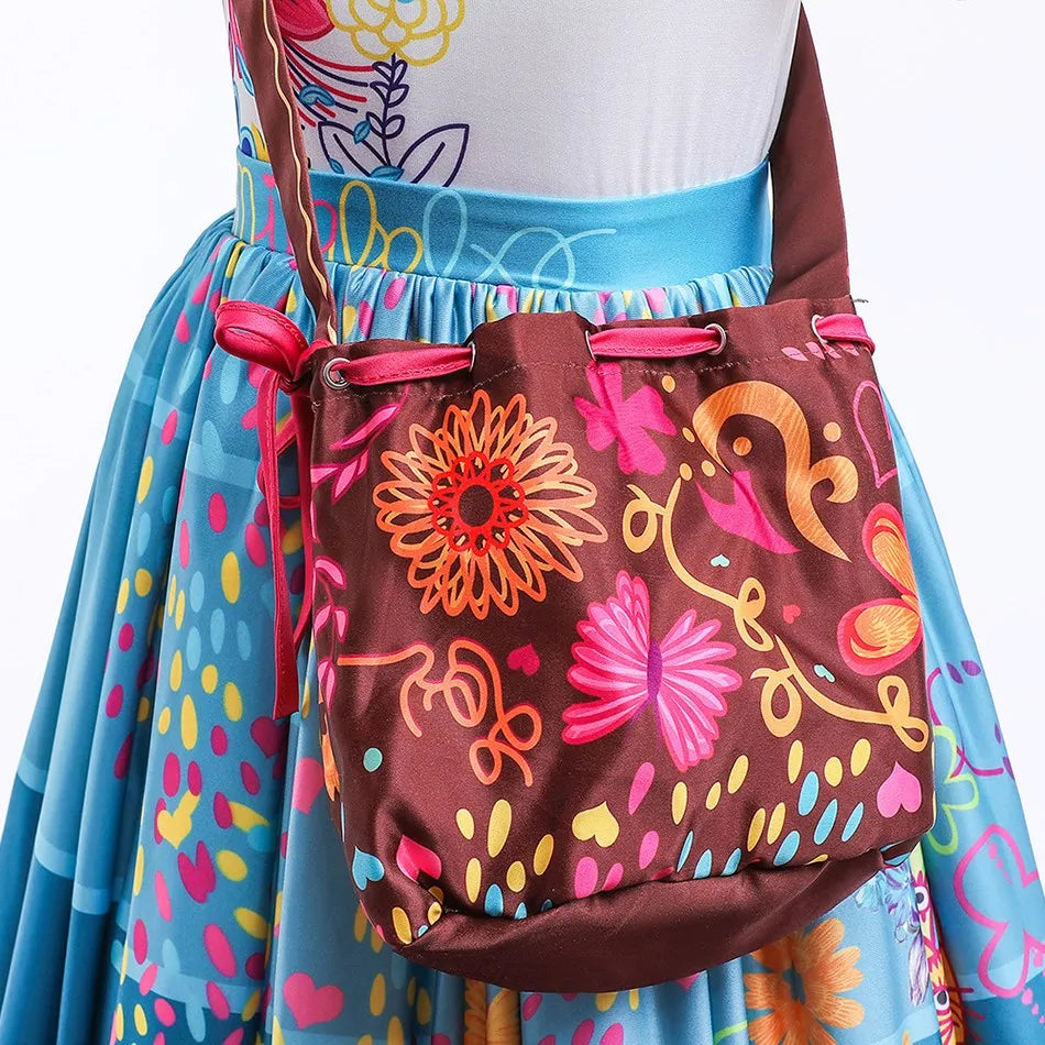 Floral Print Princess Dress for Girls, Inspired by Mirabel