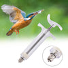 Manual Bird Feeding Syringe with Stainless Steel Elbow Tube