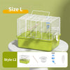 Portable Double Shoulder Bird Carrier Bag with Perch