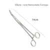 Stainless Steel Locking Hemostatic Forceps with Serrated Jaws