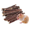 Bâtons de Mâche en Bois de Pommier Naturel pour Petits Animaux
