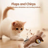 Rechargeable Flapping Bird Cat Toy with Catnip