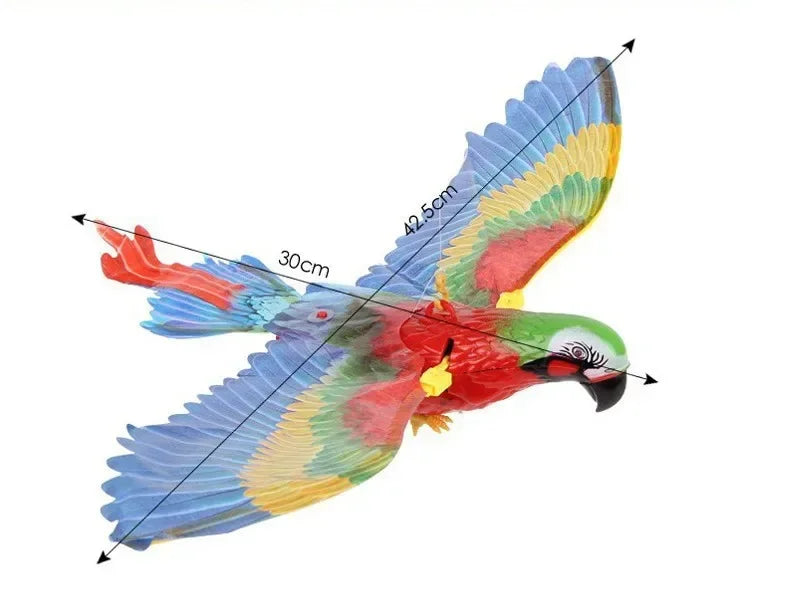 Interactive Flying Bird Cat Toy with Hanging Teaser