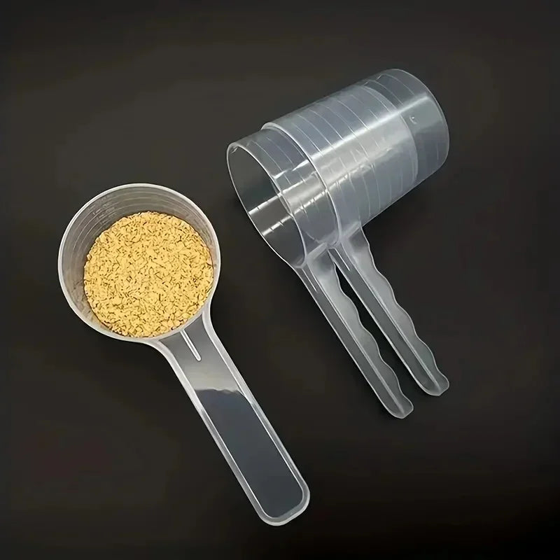Transparent Pet Measuring Spoon with Scale for Dogs and Cats