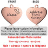 Personalized Pet ID Tag for Collar - Engraved Heart Tag