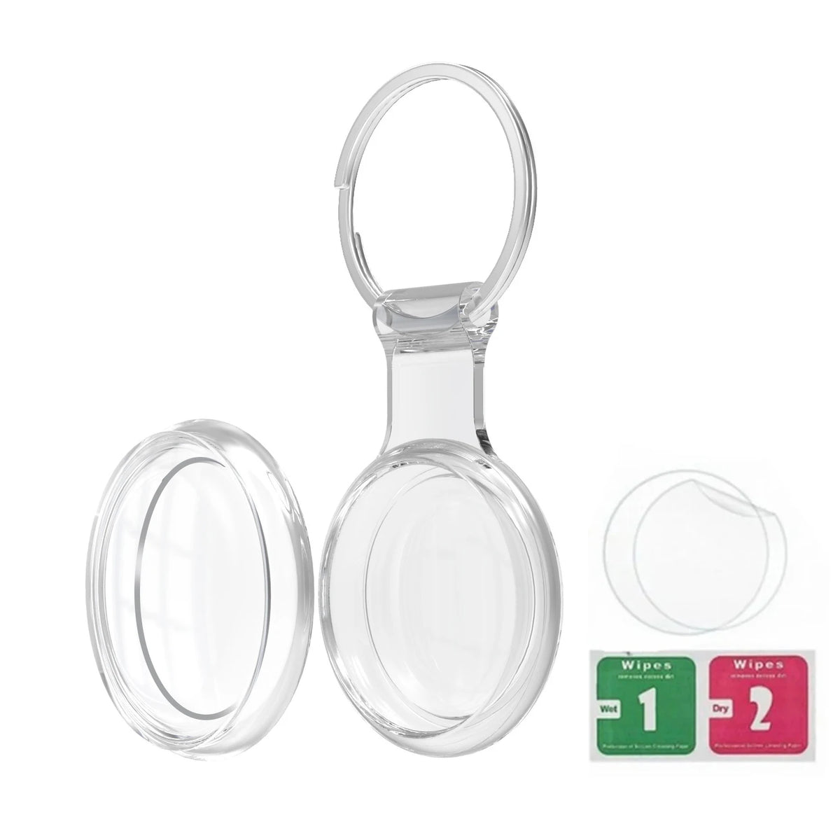 Silicone AirTag Case with Keychain