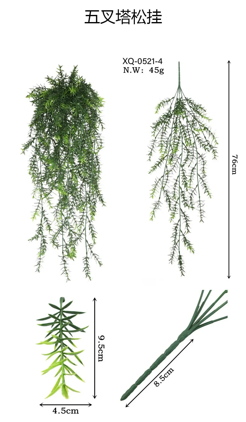 Artificial Persian Fern Hanging Vines for Home Decor