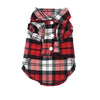 British Plaid Dog Vest for Small Pets