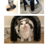 Archet de Toilette pour Chat avec Brosse Massage et Panneau à Griffer