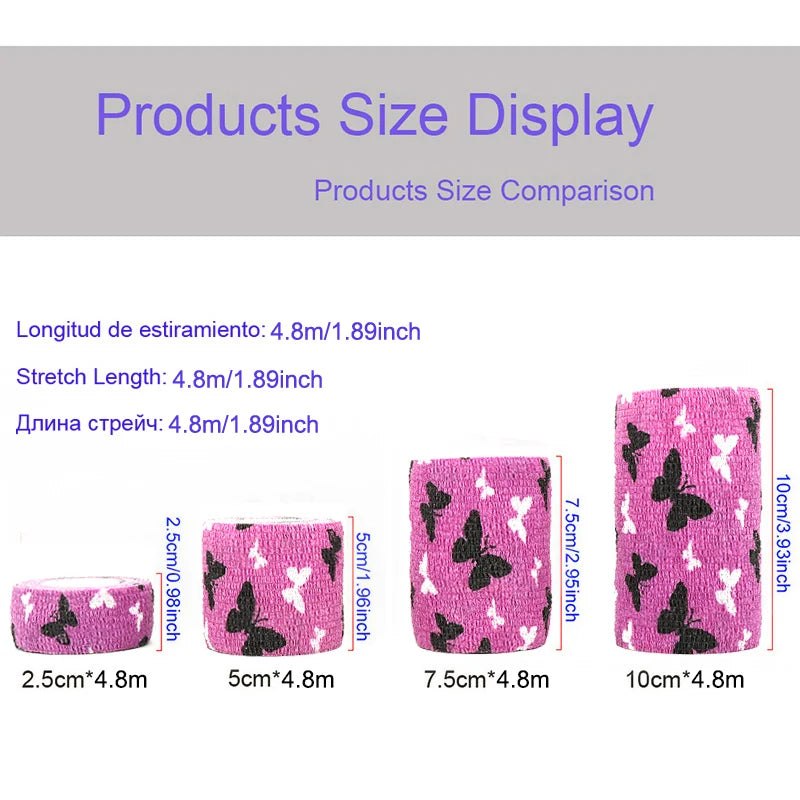 Self-Adhesive Elastic Bandage with Fun Prints (4.8m)