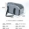 Portable Dog Travel Bed for Car Use