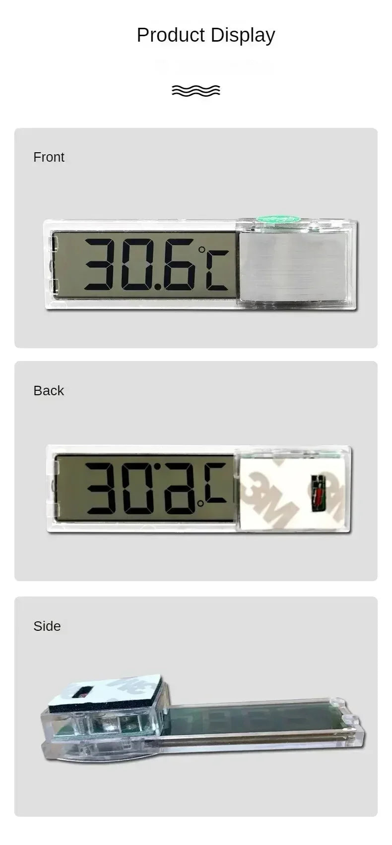Thermomètre Digital LCD pour Aquarium
