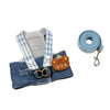 Cartoon Dog Harness Vest with Matching Leash