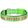 Personalisierte bestickte Nylon-Hundehalsband