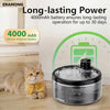 Wireless Cat Water Fountain with Smart Sensor and 4000mAh Battery