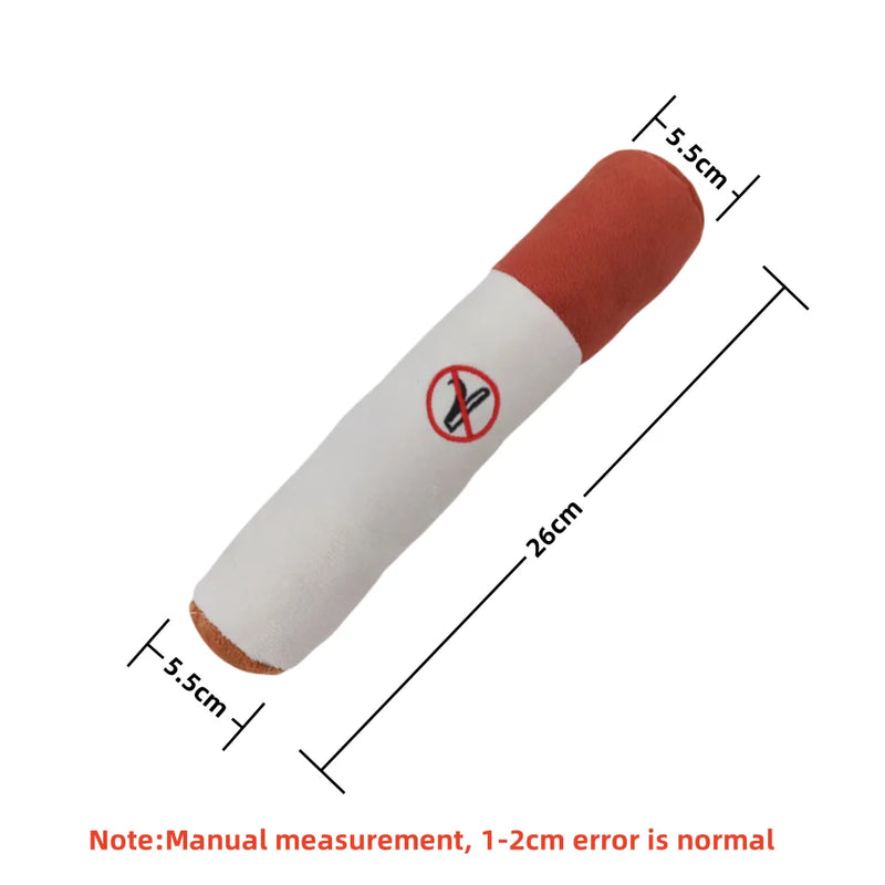Jouet en Peluche pour Chien en Forme de Cigare