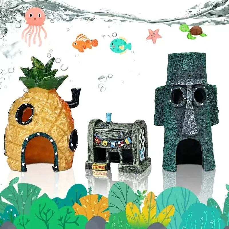 Ananas-Dekoration für das Aquarium