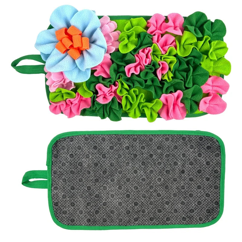 Interactive Flower Foraging Mat for Small Pets