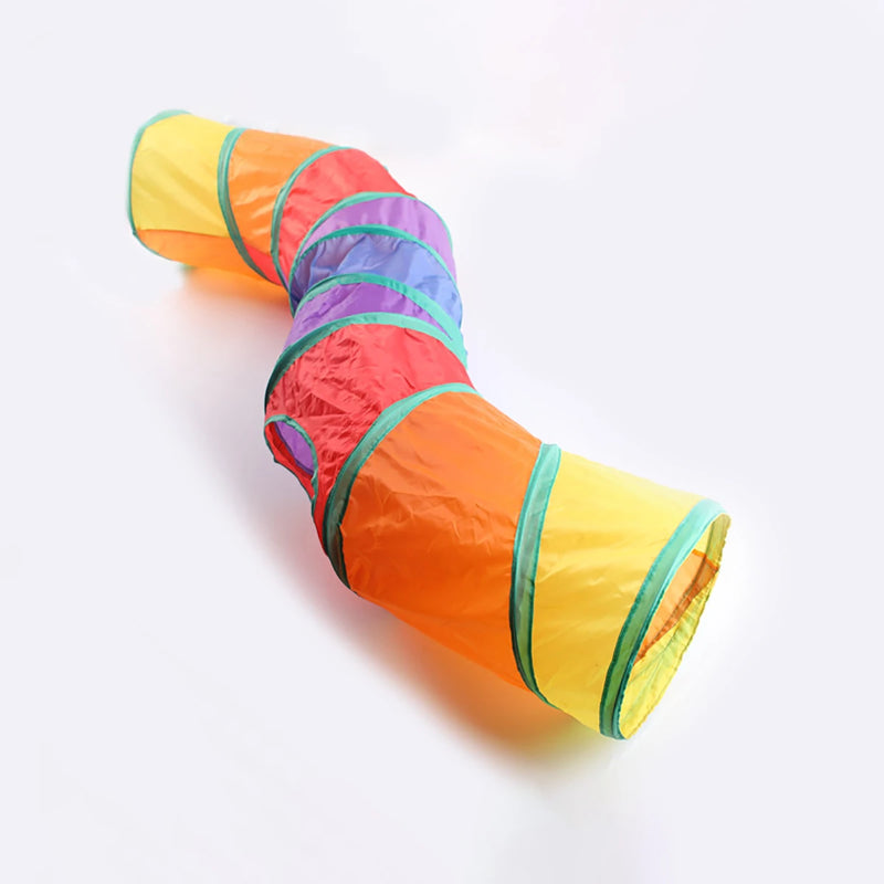 Foldable Interactive Cat Tunnel Toy