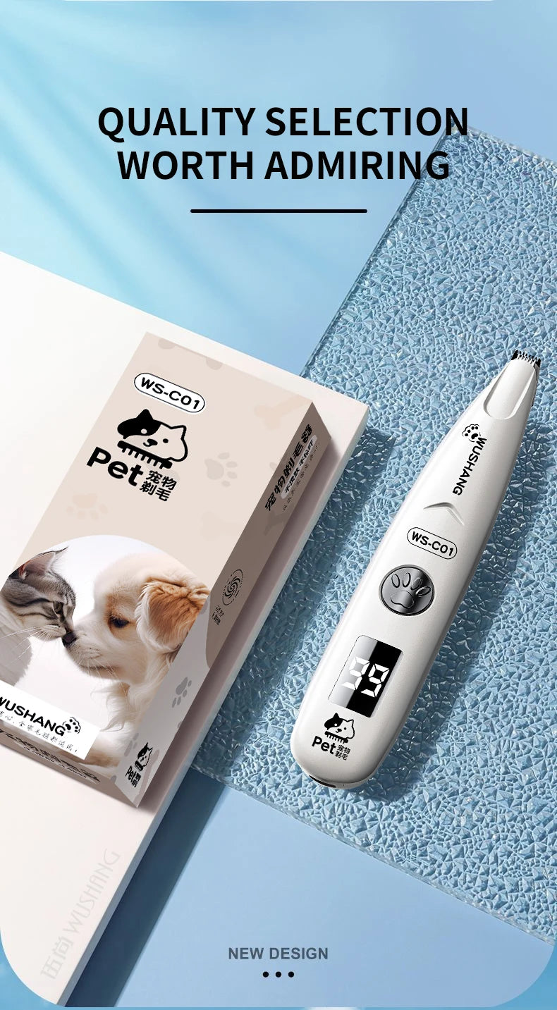 LED Pet Grooming Trimmer for Dogs and Cats