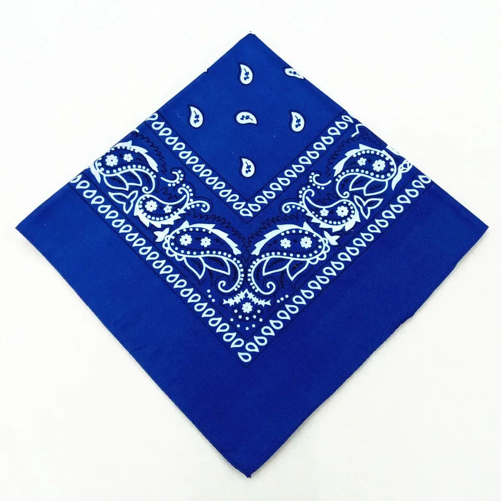 Paisley Bandana Headwrap – Unisex Cotton-Poly Scarf for Men and Women