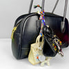 Handcrafted Mini House-Shaped Handbag with Puppy Keychain