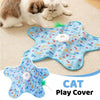 Interactive Hide-and-Seek Cat Toy with Feather Teaser