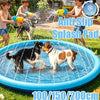 Inflatable Pet Splash Pad with Non-Slip Cooling Surface