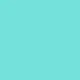 A solid light turquoise background.