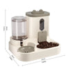 2in1 Cat Food and Water Dispenser Automatic Feeder
