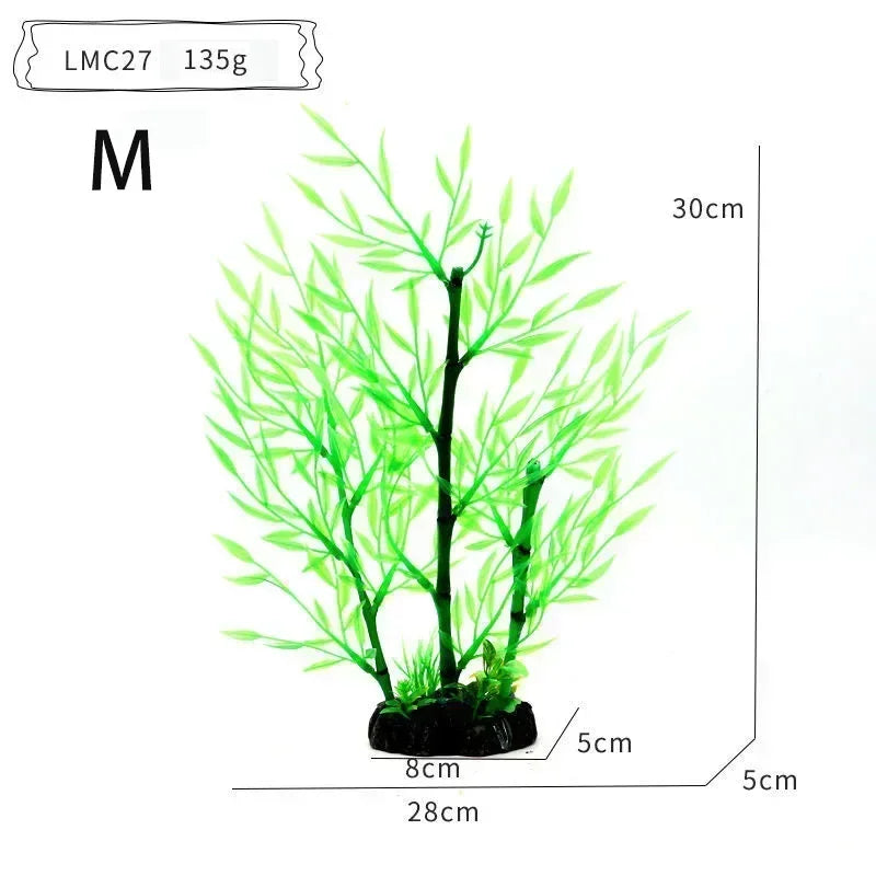 Aquarium Decor: Simulation Plants and Landscaping Ornaments