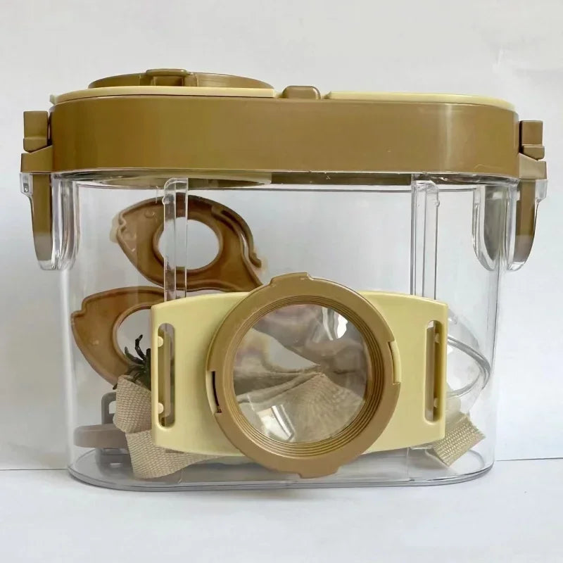 Insect Observation Box Kit with Magnifier for Outdoor Study