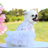 Vestido de Princesa Floral para Perro