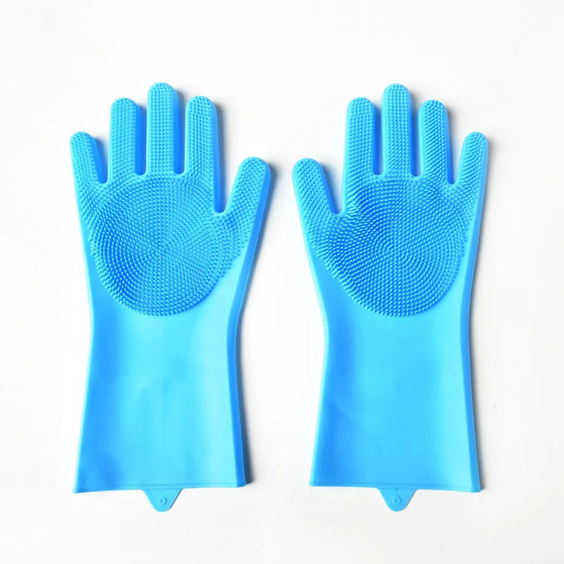 Silicone Pet Grooming Gloves for Dogs and Cats