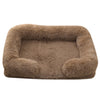 Cama de Plush Ortopédica para Perros con Borde