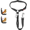 Two-in-One Pet Harness and Car Safety Belt with Reflective Leash
