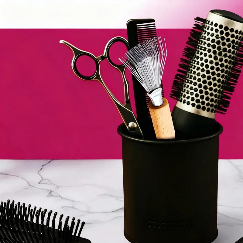 Wooden Hairbrush Cleaner Tool with Handle