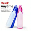 Foldable Pet Water Bottle with One-Click Dispenser
