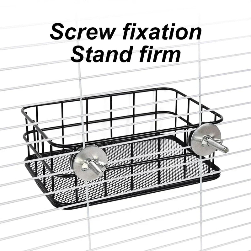 عش طيور شبكي معلق - سرير نوم ولعبة قفص