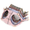 Classic Plaid Dog Collar, Harness & Leash Set with Bowtie