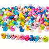 Mini Resin Duck Set (50 Pieces) for Crafts and Decorations
