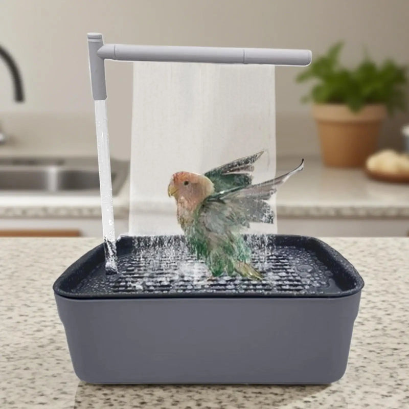 Automatic Rechargeable Bird Shower Bath