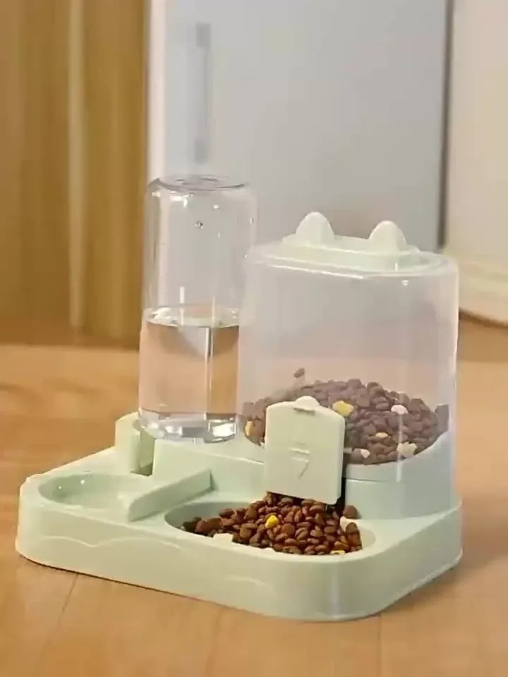 Large-Capacity Gravity Waterless and Wet Dual-Use Automatic Pet Food dispenser for cats and dogs