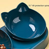 3-in-1 Schräggestell für Katzenfutter und Wasser
