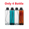 Set de Botellas Dosificadoras para Acuario de 450 ml con Base de Acero Inoxidable