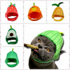 Fruit-Shaped Plush Pet Hat for Cats and Small Dogs