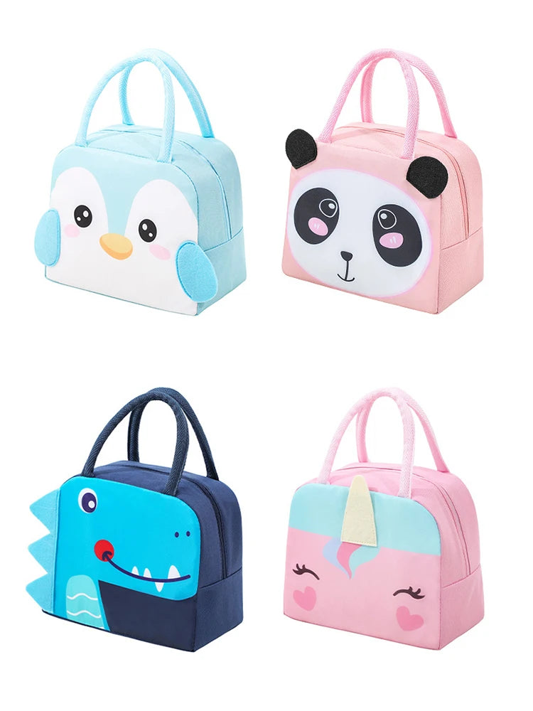 3D Cartoon Insulated Lunch Tote