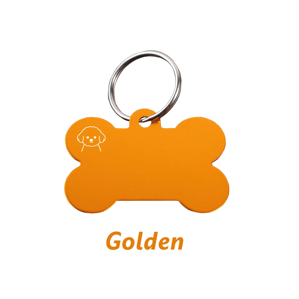 Personalized Bone-Shaped Dog Tag with Custom Engraving