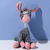 Squeaky Donkey Plush Toy for Dogs
