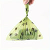 Leak-Proof Dog Waste Bags with Paw Print Design (5 Rolls)